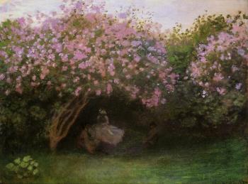 Claude Oscar Monet : Lilacs, Grey Weather